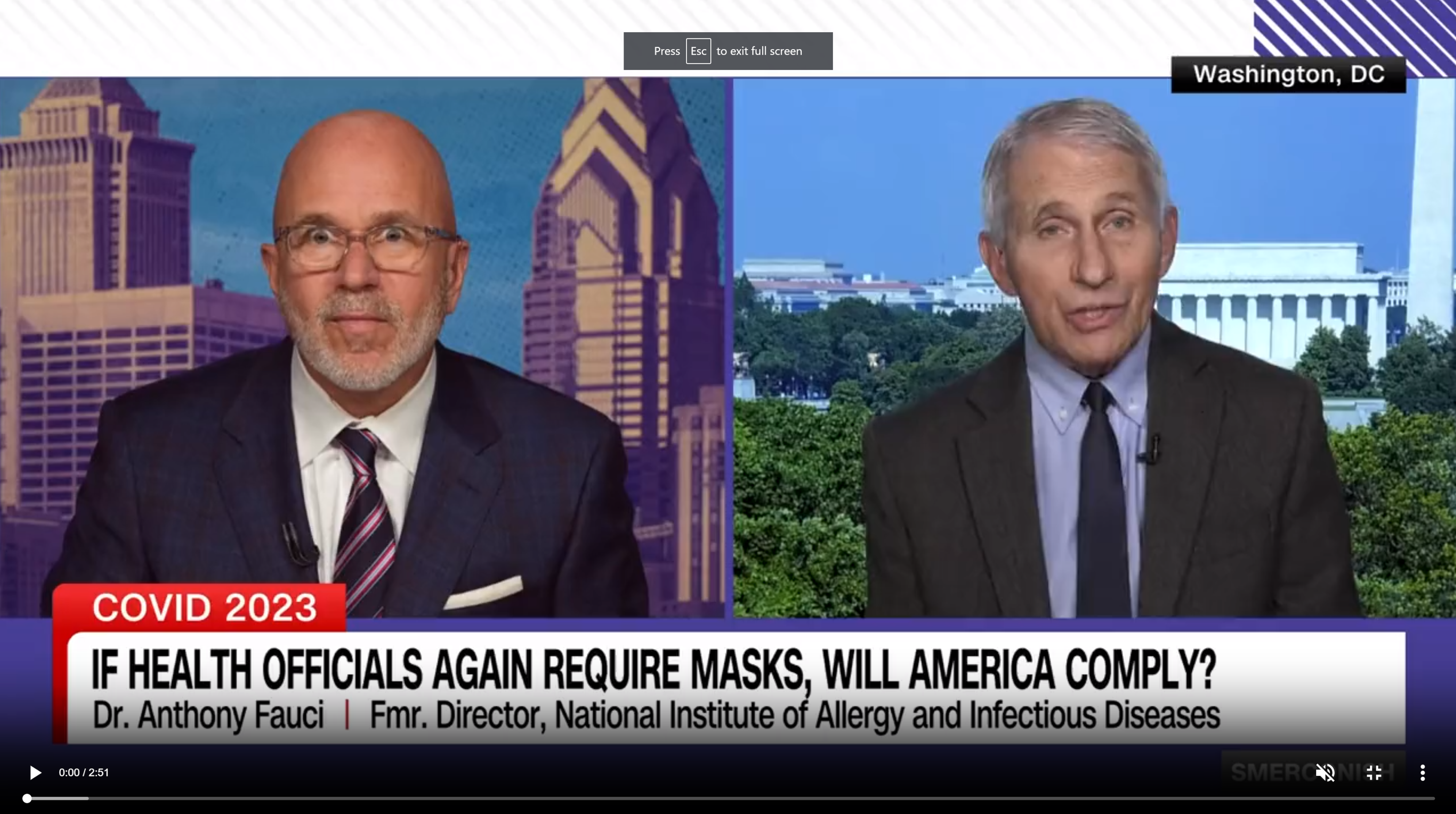 Masks Don’t Work. Fauci: But There Are Other Studies – 09-07-2023
